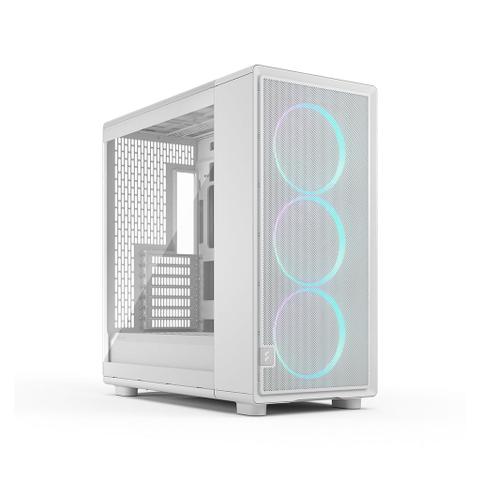 Fractal Design Epoch XL Tempered Glass E-ATX Full Tower Case - White TG RGB Clear Tint