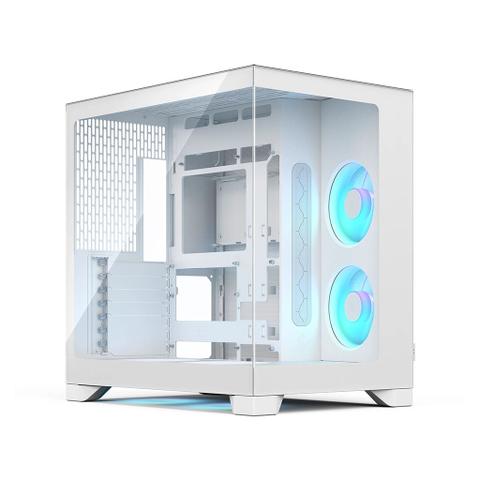 Fractal Design Pop 2 Vision Tempered Glass ATX Mid Tower Case - White RGB