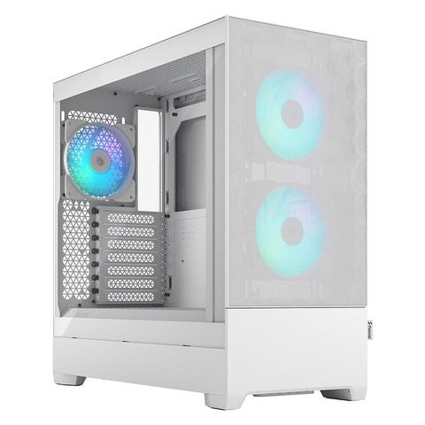 Fractal Design Pop Air RGB TG Clear Tint Mid-Tower ATX Case - White