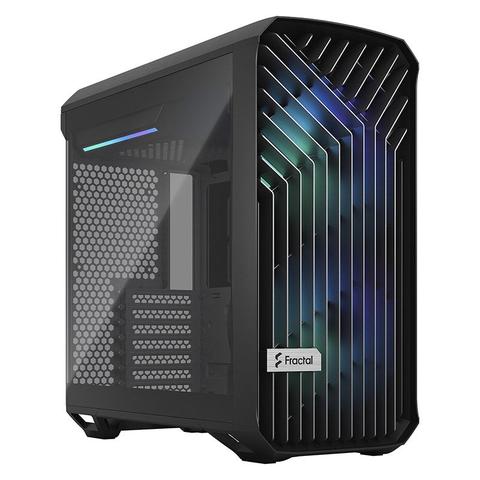 Fractal Design Torrent Compact RGB Light Tempered Glass E-ATX Case - Black