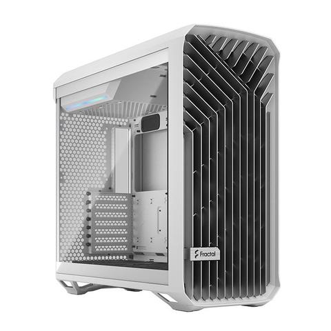 Fractal Design Torrent Tempered Glass Light Tint E-ATX Mid-Tower Case - White