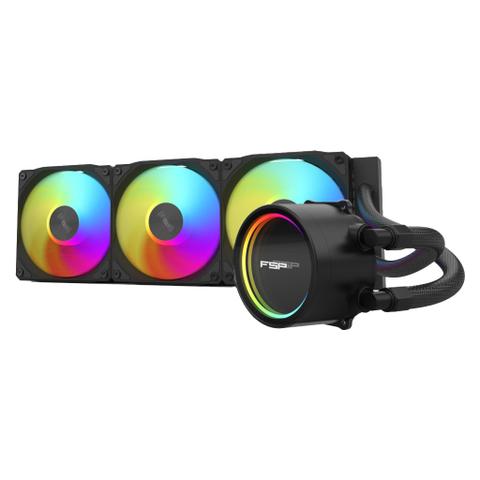 FSP AE36 360mm ARGB AIO Liquid CPU Cooler - Black