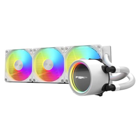 FSP AE36 360mm ARGB AIO Liquid CPU Cooler - White