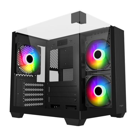 FSP S190 ARGB Mini-ITX Case - Black