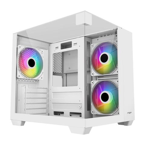 FSP S190 ARGB Mini-ITX Case - White