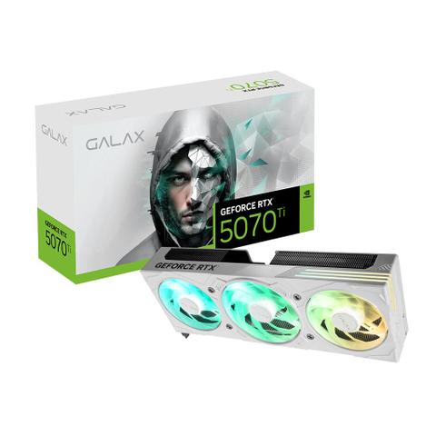 GALAX GeForce RTX 5070 Ti EXG White 16GB GDDR7 Video Card - White Edition
