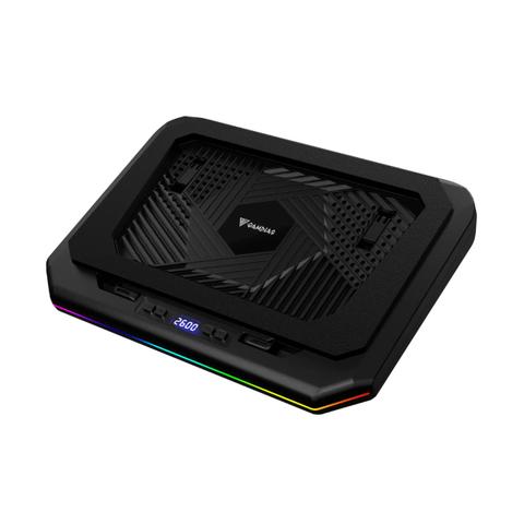 Gamdias AETHER P1 PRO RGB Laptop Cooling Pad for 12-19 inch Laptops
