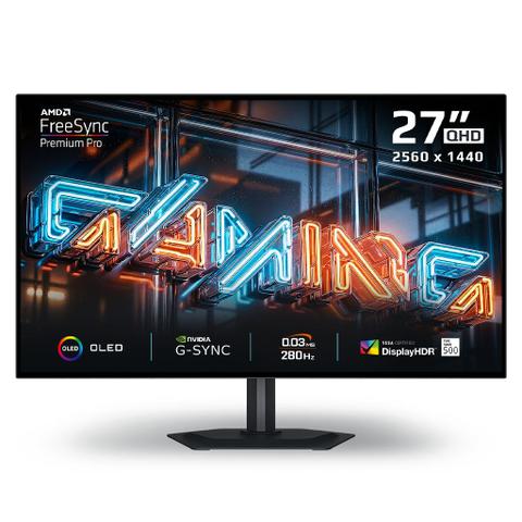 Gigabyte MO27Q28G 27" 280Hz QHD 0.03ms G-Sync WOLED Gaming Monitor