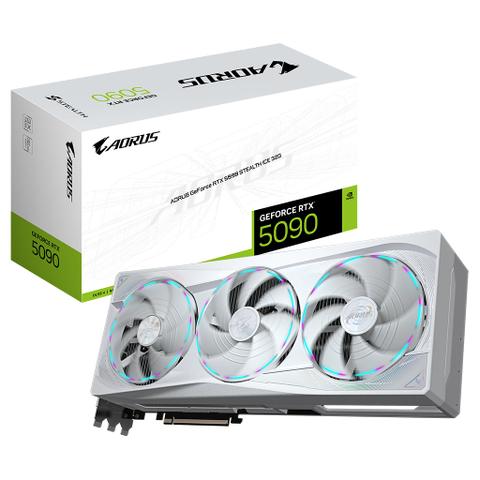Gigabyte AORUS GeForce RTX 5090 STEALTH ICE 32GB Video Card
