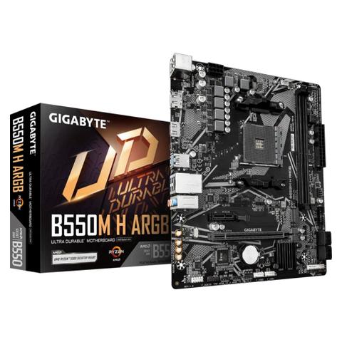 Gigabyte B550M H ARGB AM4 Micro-ATX Motherboard