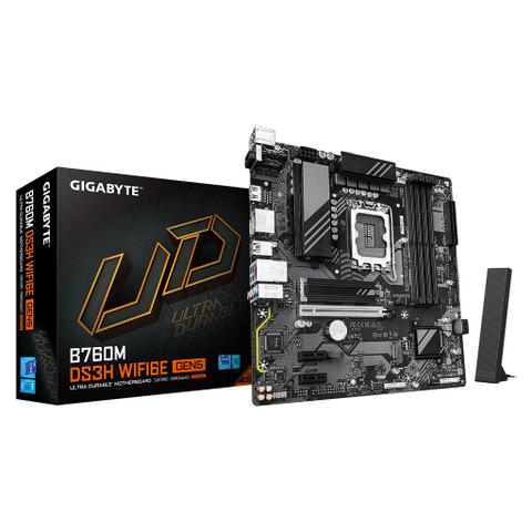 Gigabyte B760M DS3H WIFI 6E GEN 5 Intel LGA 1700 Micro-ATX Motherboard