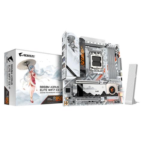 Gigabyte B850M AORUS ELITE WIFI7 ICE-P AM5 M-ATX Motherboard