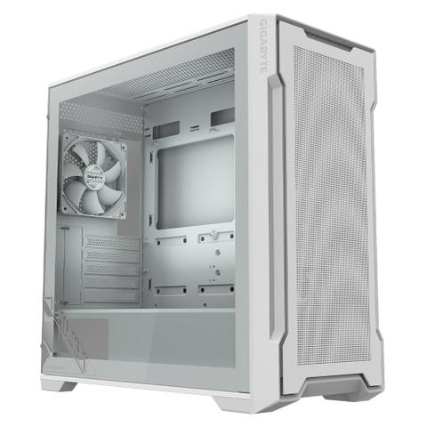 Gigabyte C102 GLASS ICE Tempered Glass Mid Tower Micro ATX Case - White