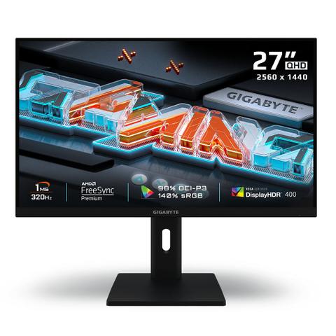 Gigabyte G27Q3 27" 320hz QHD 1ms FreeSync IPS Gaming Monitor