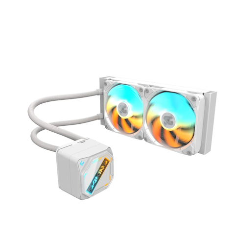 Gigabyte GAMING 240 ICE 240mm ARGB AIO Liquid CPU Cooler - White