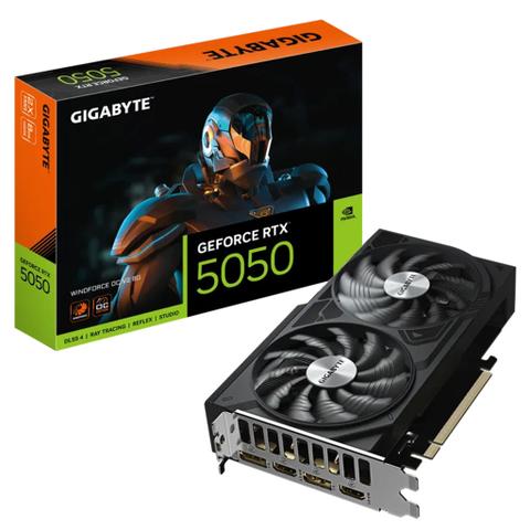 Gigabyte GeForce RTX 5050 WINDFORCE OC V2 8GB GDDR6 Video Card