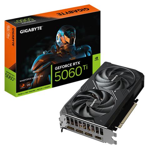 Gigabyte GeForce RTX 5060 Ti WINDFORCE MAX OC 16GB Video Card