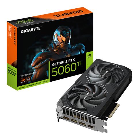 Gigabyte GeForce RTX 5060 Ti WINDFORCE OC 16GB GDDR7 Video Card