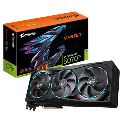 Gigabyte GeForce RTX 5070 Ti AORUS MASTER 16GB Video Card