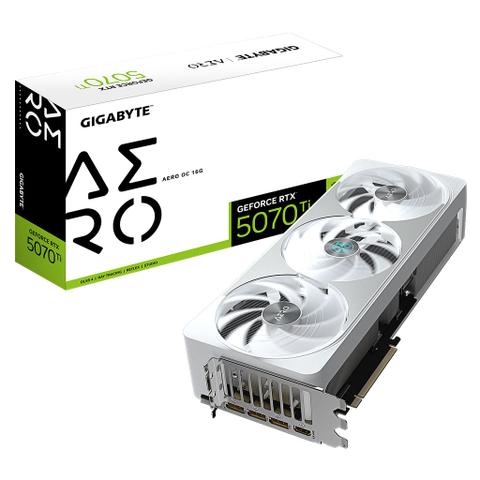 Gigabyte GeForce RTX 5070 Ti AERO OC 16GB Video Card