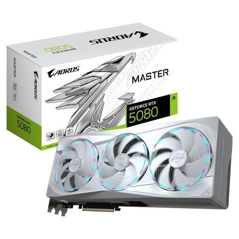 Gigabyte GeForce RTX 5080 AORUS MASTER ICE 16GB Video Card