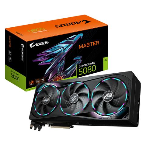Gigabyte GeForce RTX 5080 AORUS MASTER 16GB Video Card