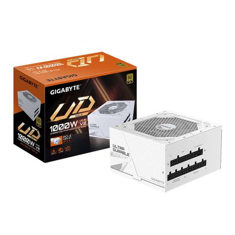 Gigabyte UD1000GM PG5 V2 ICE 1000W 80 Plus Gold PCIe 5.1 ATX 3.1 Fully Modular Power Supply