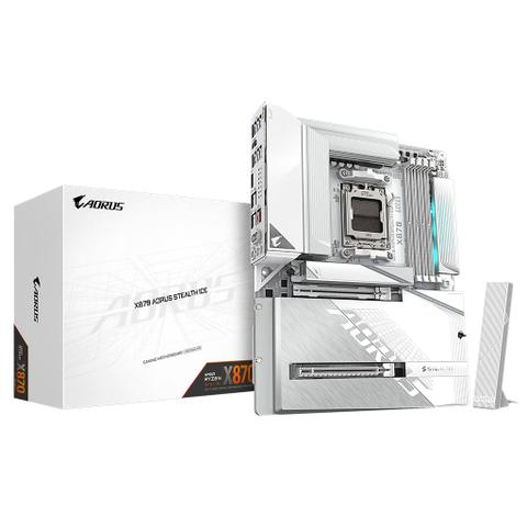 Gigabyte X870 AORUS STEALTH ICE DDR5 AM5 ATX Motherboard