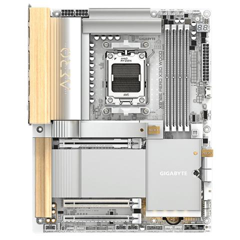Gigabyte X870E AERO X3D WOOD AM5 ATX Motherboard