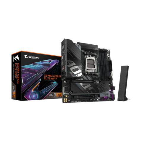 Gigabyte X870M AORUS ELITE WIFI7 AM5 Micro-ATX Motherboard