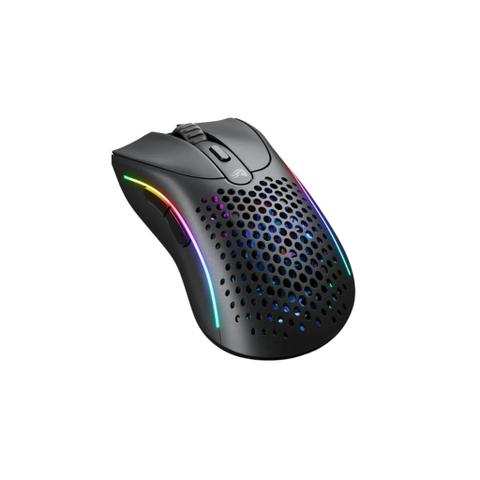 Glorious Model D 2 Wireless Ergonomic RGB BAMF 2.0 Optical Gaming Mouse - Black