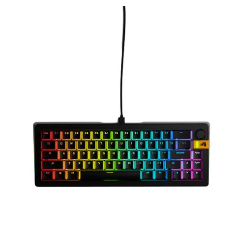 Glorious GMMK 3 HE 75% Prebuilt Wired Mechanical Keyboard Fox Switches - Black
