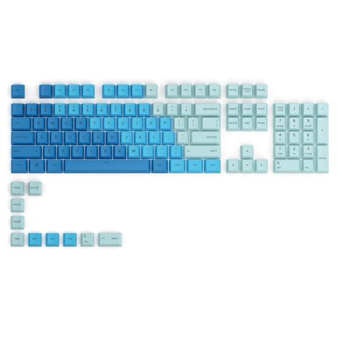 Glorious PBT 114-Key Keycap Set - Caribbean Ocean
