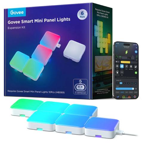 Govee Mini Panel Lights Expansion Pack - 6 Pack