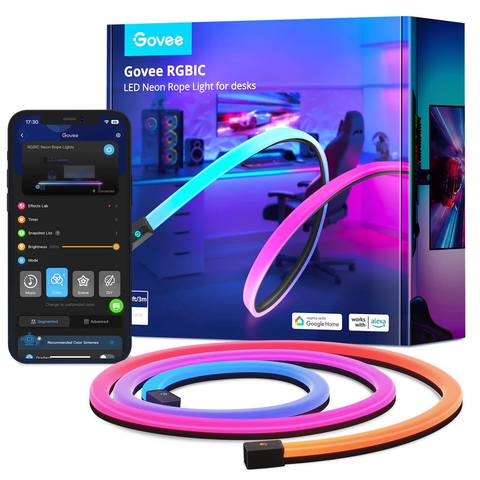 Govee LED Neon Rope Lights for Desk - 3m
