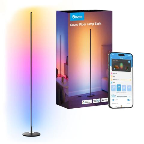 Govee RGBICW Corner Floor Lamp - Matter Compatible