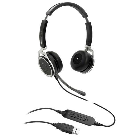 Grandstream GUV3005 HD Stereo USB Headset with Noise Cancelling Mic