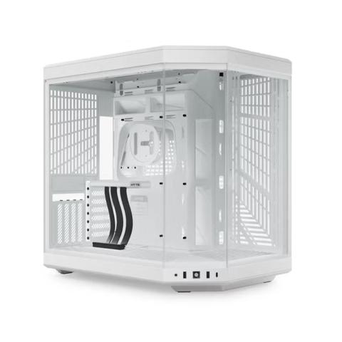Hyte Y70 Tempered Glass Mid Tower ATX PC Case - Snow White
