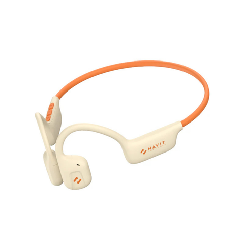 Havit E510BT Freego1 Air Open Ear Air Conduction Headphones - Beige