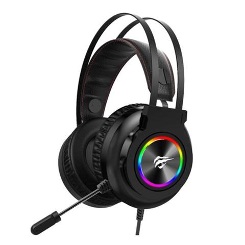 Havit H654D RGB Gaming Headset Microphone 3.5mm AUX USB Headphone