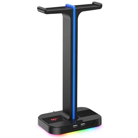 Havit TH650 RGB Dual Headset Stand Gamer Headphone 2x USB Ports