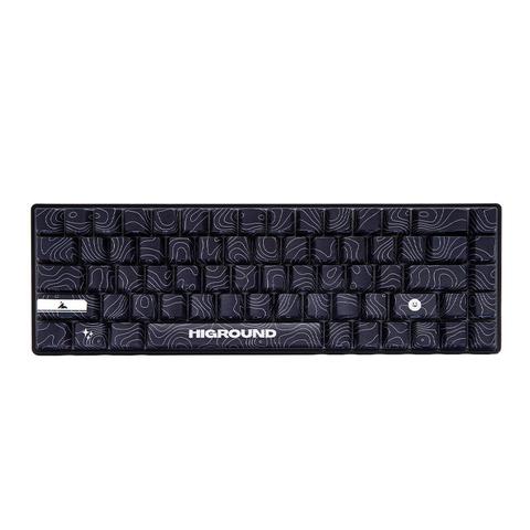 Higround BLACKICE Base 65 Keyboard AO - White Flame Switches (Refurbished)