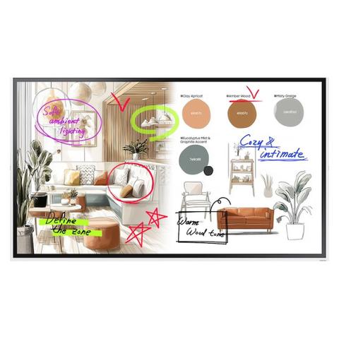 Samsung Flip WM65FX 65" 4K UHD 450nits Collaboration Touch Interactive Display