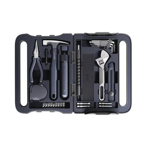 HOTO Household Tool Kit with Electric Screwdriver, 40 in 1 Tool and Accessories Set