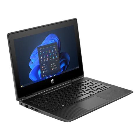 HP Fortis Flip G1i 11" HD Laptop Intel N250 8GB 128GB UFS Intel Graphics W11P Touch - Jet Black