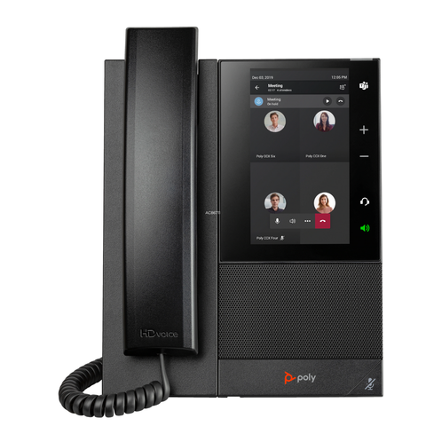 HP Poly CCX 505 Business Open SIP Media Phone - Microsoft Teams