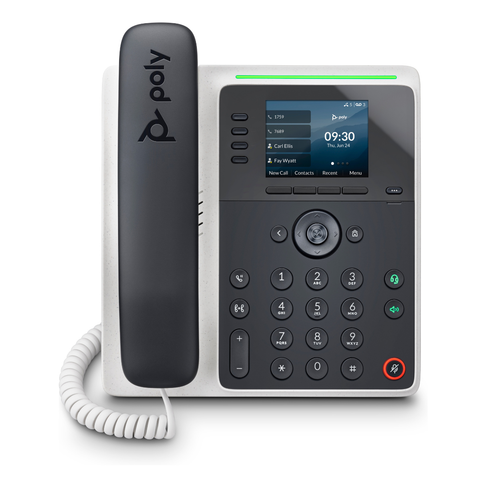 HP Poly Edge E220 IP Phone - PoE-enabled