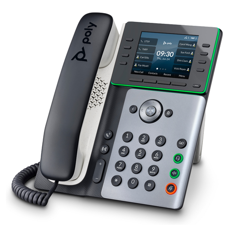 HP Poly Edge E300 IP Phone - PoE-enabled