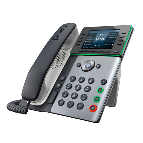 HP Poly Edge E350 IP Phone - PoE-enabled