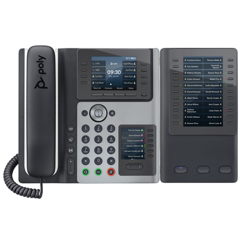 HP Poly Edge E450 IP Phone - PoE-enabled